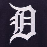 Detroit Tigers JH Design Women's Embroidered Logo All-Wool Jacket - Navy - J.H. Sports Jackets