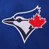 Toronto Blue Jays JH Design Women's Embroidered Logo All-Wool Jacket - Royal - J.H. Sports Jackets