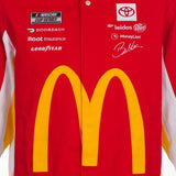 Nascar Bubba Wallace McDonald Twill Jacket JH Design Red-White - J.H. Sports Jackets