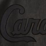 St. Louis Cardinals Full Leather Jacket - Black/Black - J.H. Sports Jackets