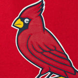 St. Louis Cardinals Wool Jacket w/ Handcrafted Leather Logos - Red - J.H. Sports Jackets