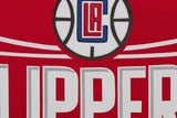 Los Angeles Clippers  Domestic Two-Tone Wool and Leather Jacket-Red/White - J.H. Sports Jackets