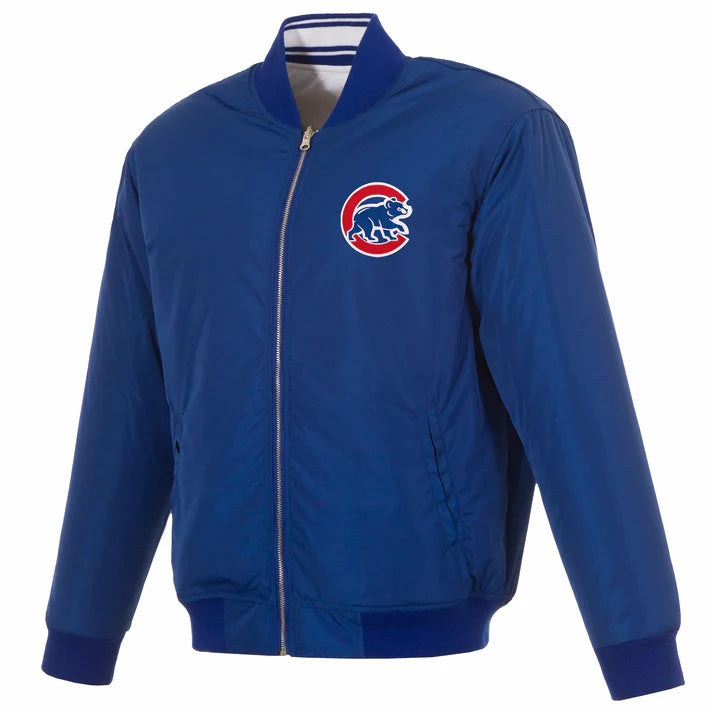 Chicago Cubs Reversible Full-Zip Flight Jacket