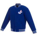 Los Angeles Dodgers Wool Jacket - Royal, Vintage Logos - J.H. Sports Jackets