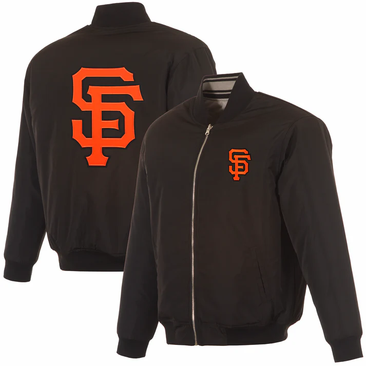San Francisco Giants Reversible Full-Zip Flight Jacket | J.H.