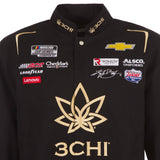 Nascar Kyle Busch JH Design 3Chi Cotton Twill Uniform Full Snap Jacket-Black - J.H. Sports Jackets