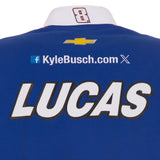 2025 Kyle Busch Lucas Oil  Uniform Full-Snap Jacket-Royal - J.H. Sports Jackets