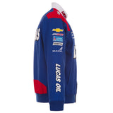 2025 Kyle Busch Lucas Oil  Uniform Full-Snap Jacket-Royal - J.H. Sports Jackets