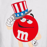 Authentic  Kyle Busch M&Ms Full-Snap Twill Uniform Jacket - White JH Design - J.H. Sports Jackets