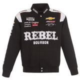 2024 Kyle Busch JH Design NASCAR Black Full-Snap Jacket - J.H. Sports Jackets