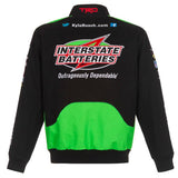 Kyle Busch Interstate Batteries Twill Full-Snap Jacket-Black - J.H. Sports Jackets