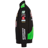 Kyle Busch Interstate Batteries Twill Full-Snap Jacket-Black - J.H. Sports Jackets