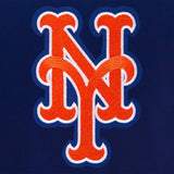 New York Mets Reversible Wool Jacket - Royal - J.H. Sports Jackets