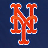 New York Mets Reversible Wool Jacket - Royal - J.H. Sports Jackets