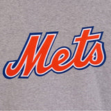 New York Mets JH Design - Two-Tone Reversible Fleece Jacket - Gray/Royal - J.H. Sports Jackets