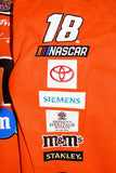 Kyle Busch M&Ms Full-Snap Twill Uniform Jacket - Orange - J.H. Sports Jackets