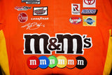 Kyle Busch M&Ms Full-Snap Twill Uniform Jacket - Orange - J.H. Sports Jackets