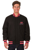 Martin Truex Jr. Wool Varsity Jacket - Black/Red - J.H. Sports Jackets