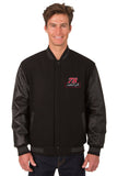 Martin Truex Jr. Wool & Leather Varsity Jacket - Black - J.H. Sports Jackets