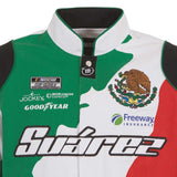 2024 Daniel Suarez JH Design NASCAR Freeway Insurance Uniform Full-Snap Jacket-White/Black - J.H. Sports Jackets