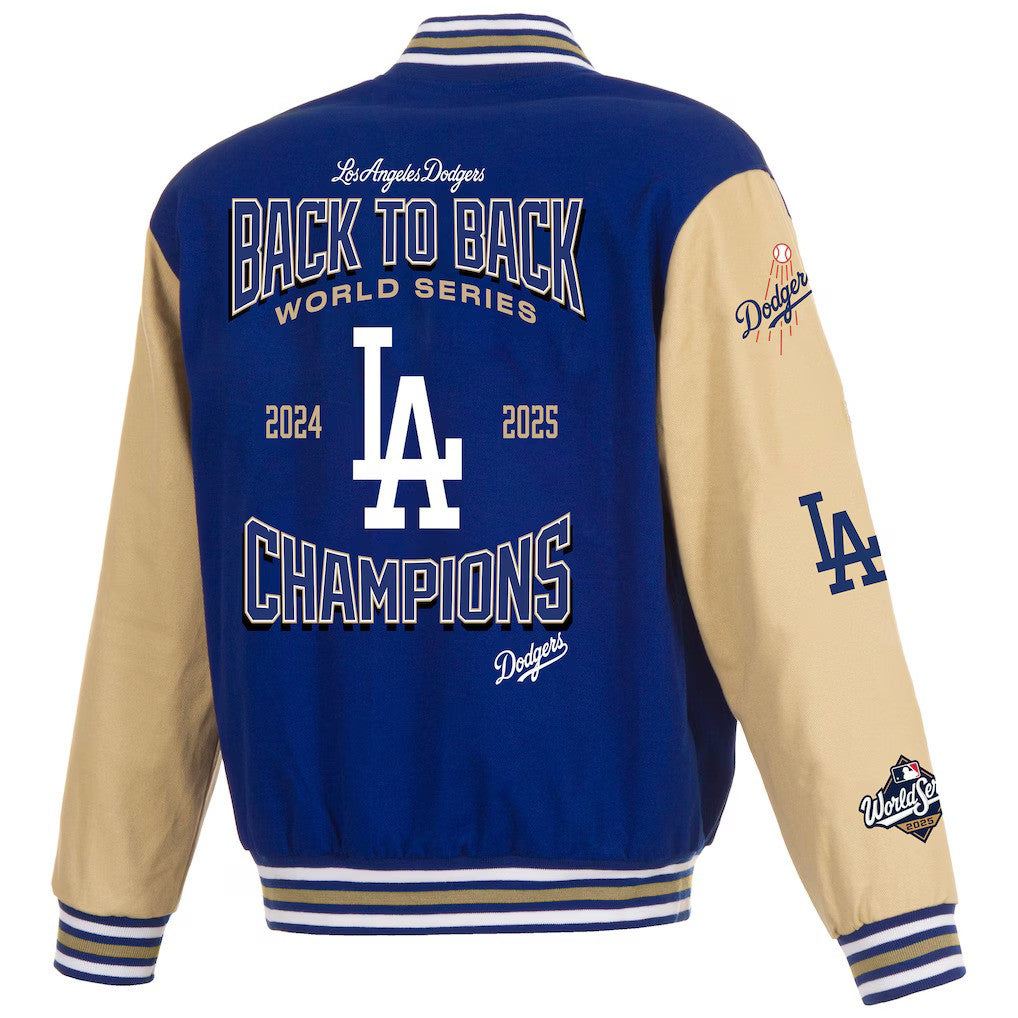 Los Angeles Dodgers 2025 World Series Champions Twill Full-Snap