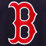 Boston Red Sox JH Design Women's Embroidered Logo All-Wool Jacket - Navy - J.H. Sports Jackets