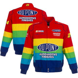 Jeff Gordon Dupont Twill Uniform Full-Snap Jacket Red-Blue- Limited Edition - J.H. Sports Jackets