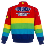 Jeff Gordon Dupont Twill Uniform Full-Snap Jacket Red-Blue- Limited Edition - J.H. Sports Jackets