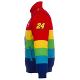 Jeff Gordon Dupont Twill Uniform Full-Snap Jacket Red-Blue- Limited Edition - J.H. Sports Jackets