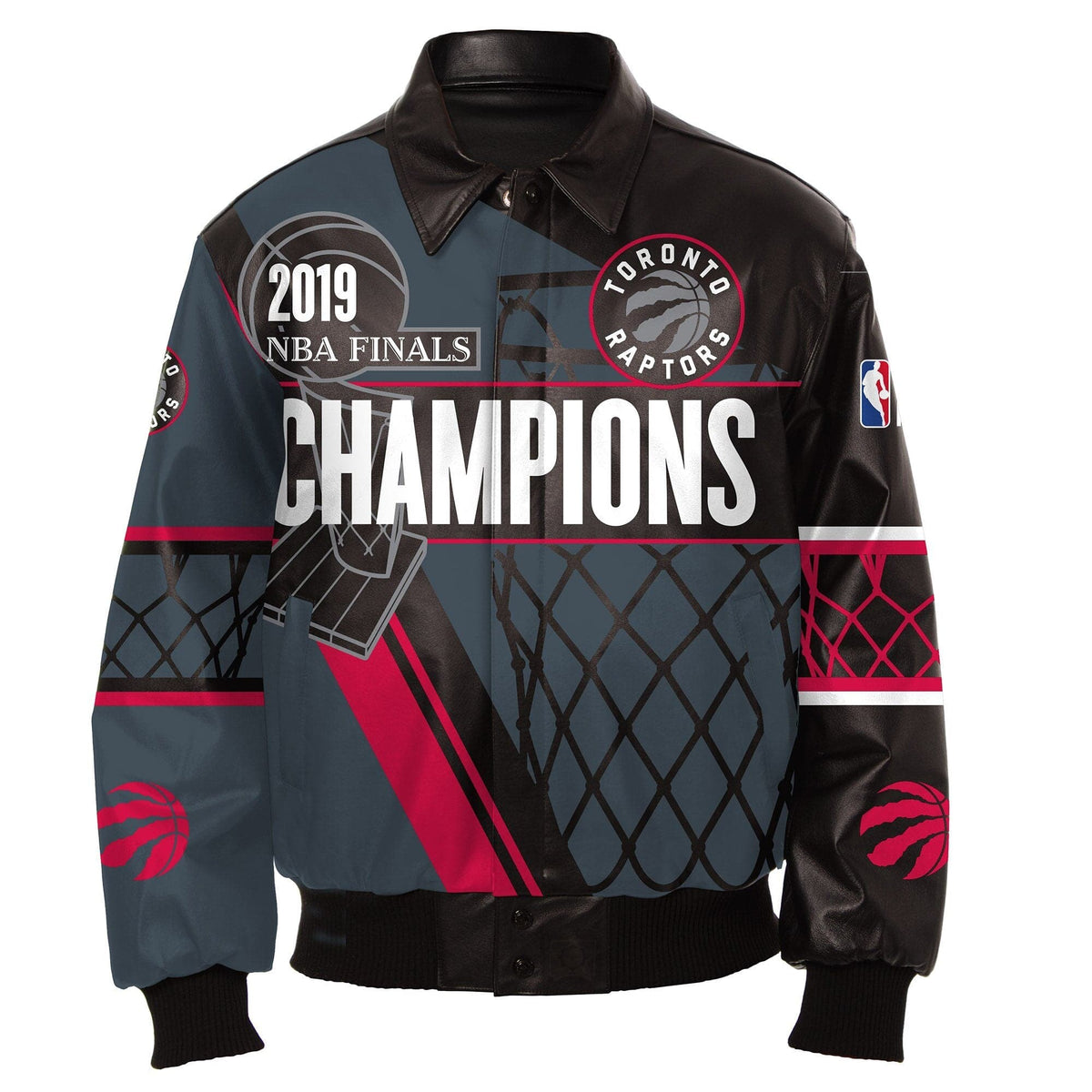 Toronto Raptors JH Design 2019 NBA Finals Champions Full-Zip