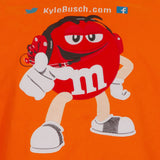 Kyle Busch M&Ms Full-Snap Twill Uniform Jacket - Orange - Limited Edition - J.H. Sports Jackets