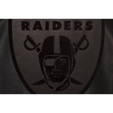 Las Vegas Raiders JH Design Tonal Leather Jacket - Black - J.H. Sports Jackets