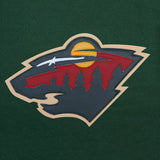 Minnesota Wild Two-Tone Wool and Leather Jacket - Green/White - J.H. Sports Jackets