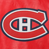 Montreal Canadiens Full Leather Jacket - Red - JH Design