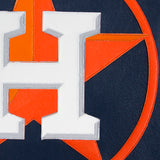 Houston Astros Full Leather Jacket - Navy - JH Design