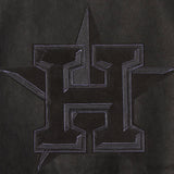 Houston Astros Full Leather Jacket - Black/Black - JH Design