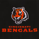 Cincinnati Bengals Reversible Wool Jacket - Black - J.H. Sports Jackets