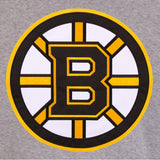 Boston Bruins Two-Tone Reversible Fleece Jacket - Gray/Black - J.H. Sports Jackets