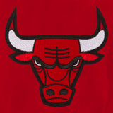 Chicago Bulls JH Design Lightweight Nylon Bomber Jacket – Red - J.H. Sports Jackets
