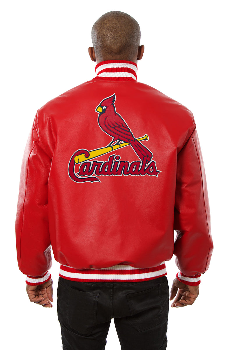 Johnson St Louis Cardinals Baby Blue Satin Jacket - William Jacket