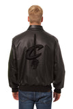 Cleveland Cavaliers Full Leather Jacket - Black/Black - JH Design