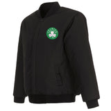 Boston Celtics Reversible Wool Jacket - Black - J.H. Sports Jackets