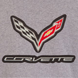 Corvette Two-Tone Reversible Fleece Jacket - Gray/Black - JH Design