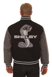 Shelby Embroidered Wool Jacket - Black/Grey - JH Design