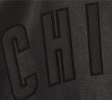 Chicago Cubs Full Leather Jacket - Black/Black - JH Design