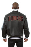 Arizona Diamondbacks Full Leather Jacket - Black - JH Design