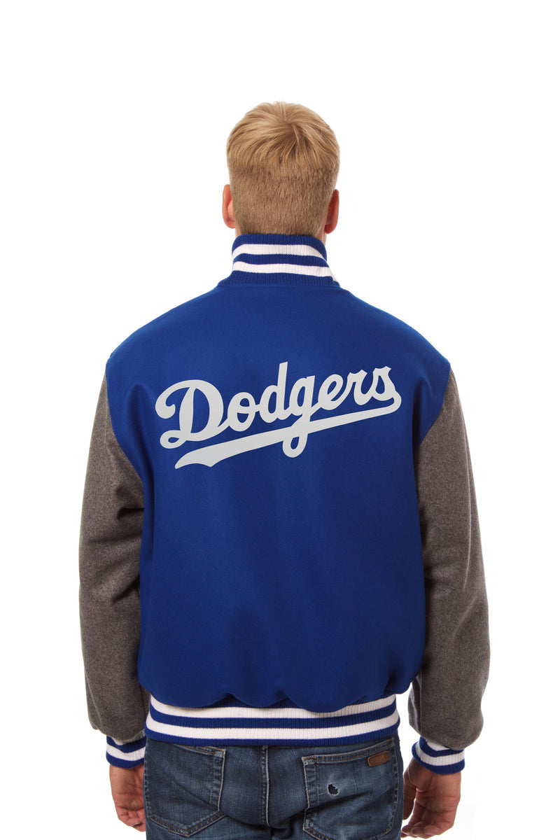 Los Angeles Dodgers Two-Tone Wool Jacket w/ Handcrafted