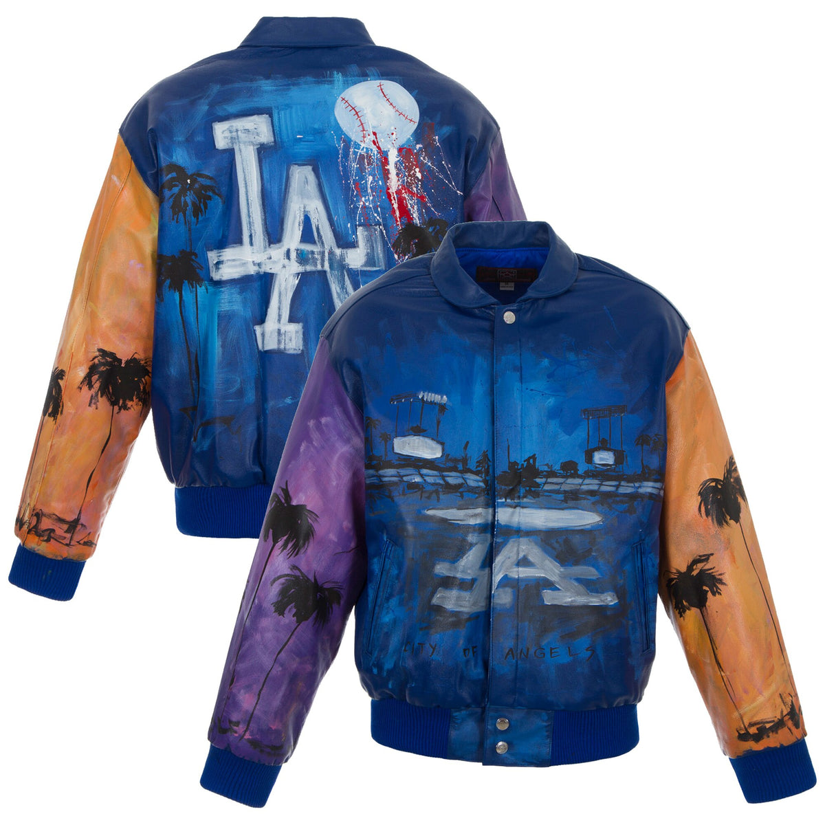 Jackets & Coats, Customized Dodgers Denim Jacket