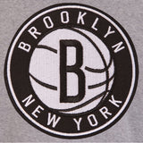 Brooklyn Nets Two-Tone Reversible Fleece Jacket - Gray/Black - JH Design