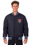Florida Panthers Reversible Wool Jacket - Navy - JH Design